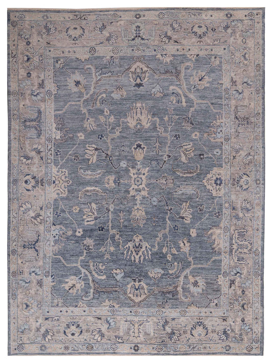 Anadol Angora Oushak  Blue Gray Traditional