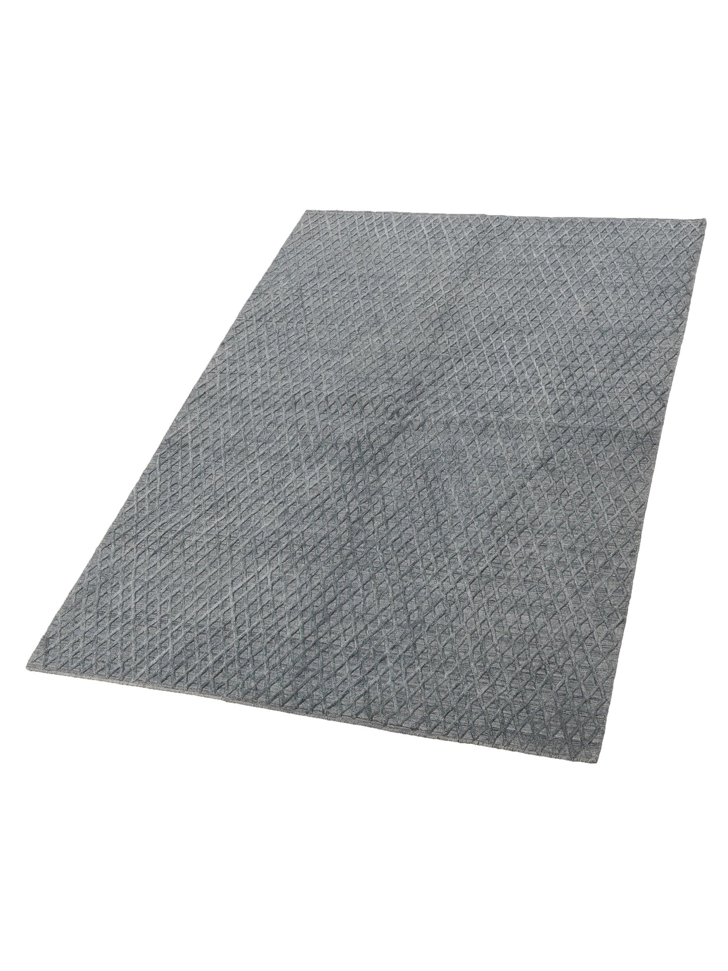 Himalayan 142590 Gray Blue Gray Blue 6.1x8.10 Hand Knotted Rug