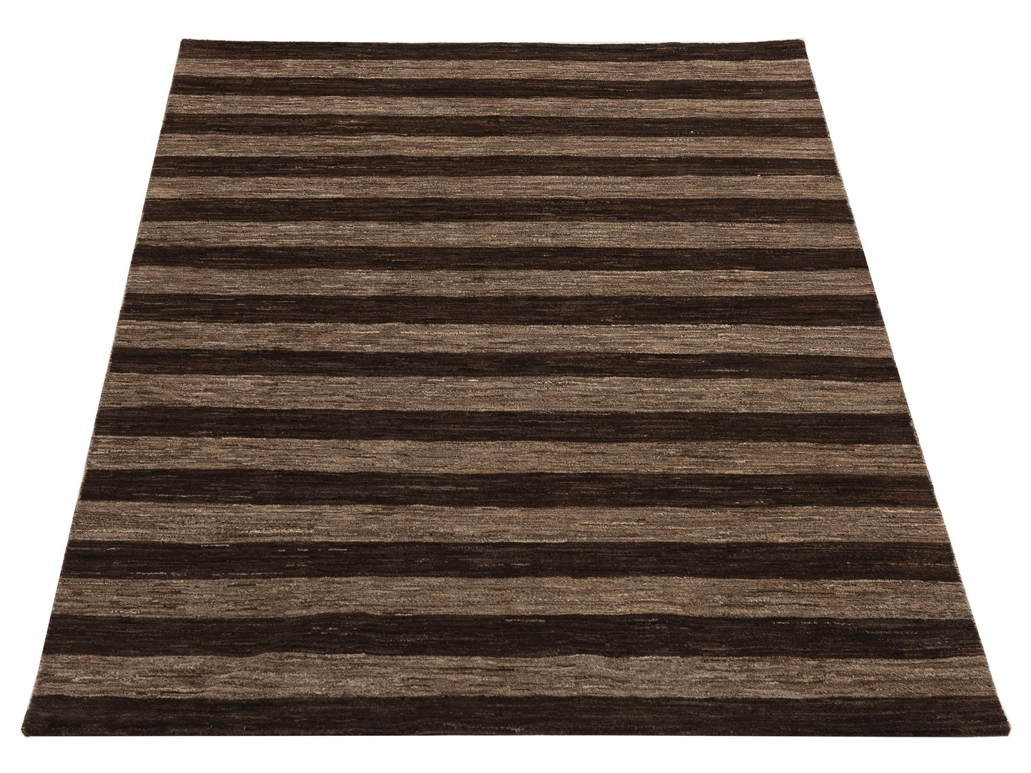 Tibetino 154003 Brown Beige 5.5x7.11 Hand Knotted Rug