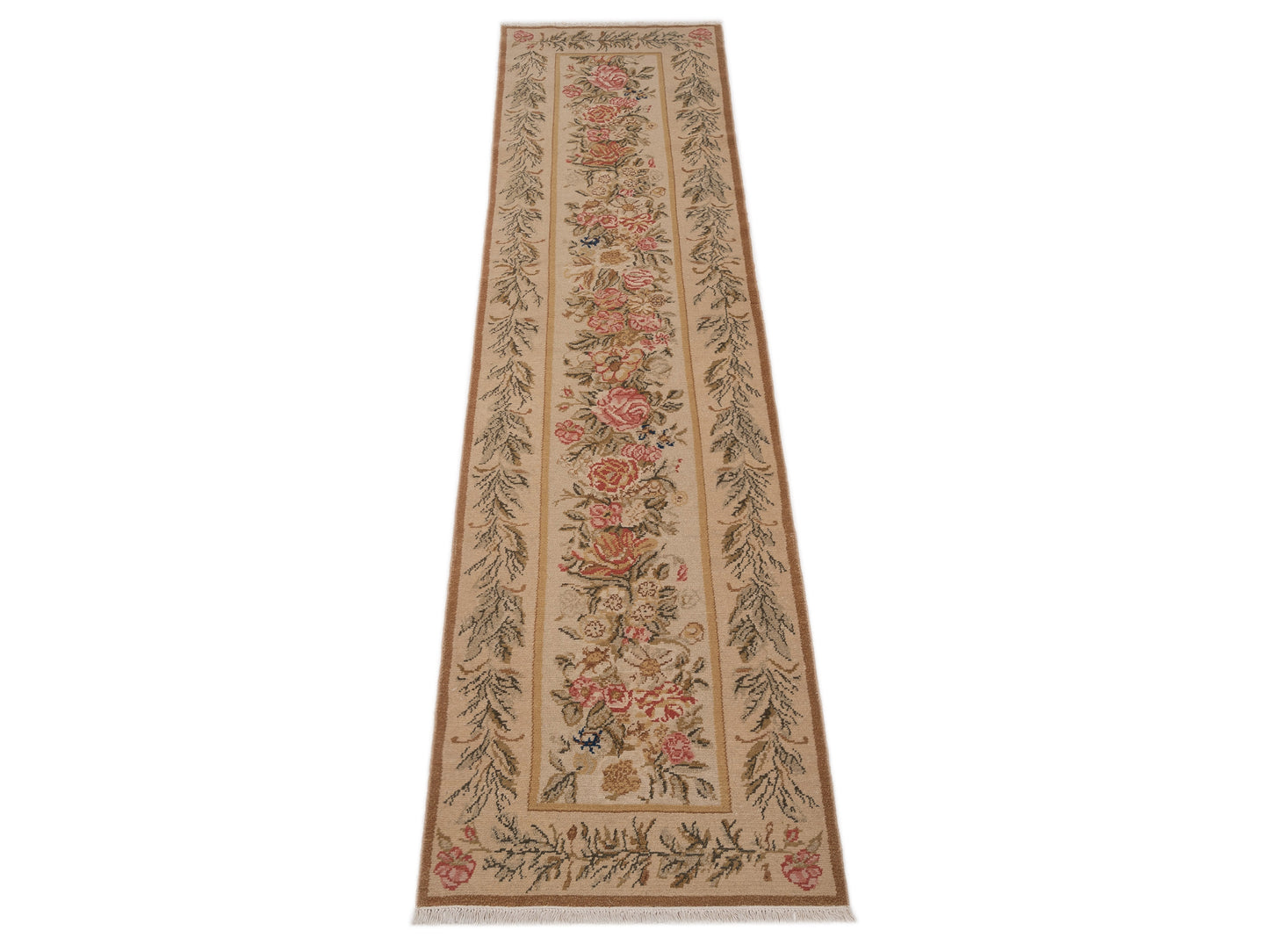 Bouquet 107493 Beige 2.6x9.11 Hand Knotted Rug