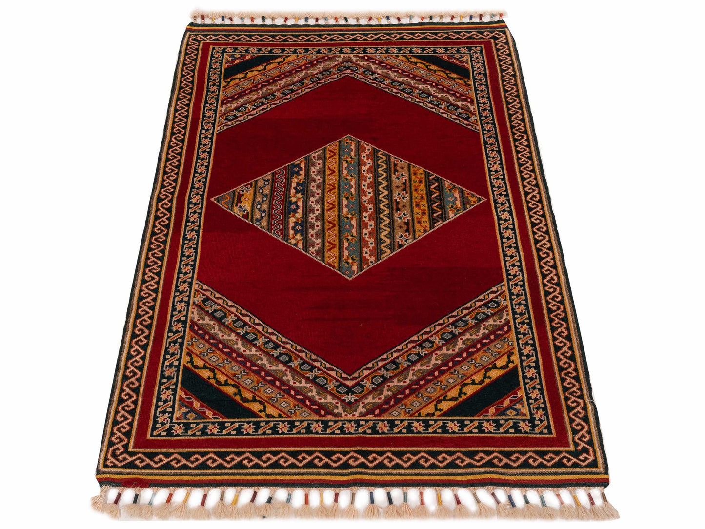Shawl 145126 Multi 3.11x6 Hand Knotted Rug