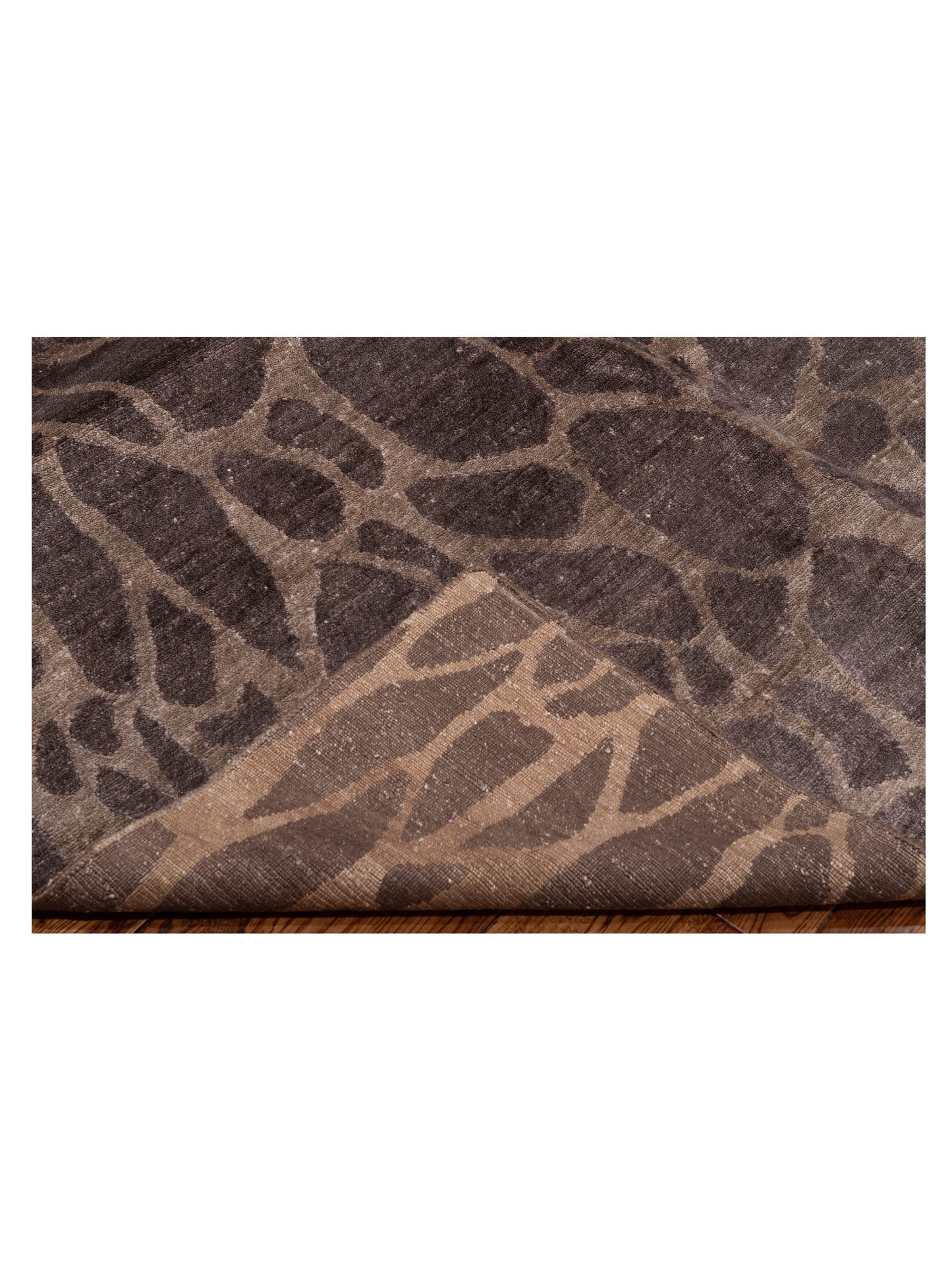 Tibetino 120501 Brown 10.1x14 Hand Knotted Rug