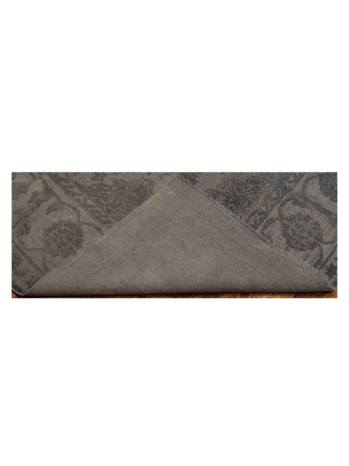 Vintage 88139 Gray 8x9.10 Hand Knotted Rug