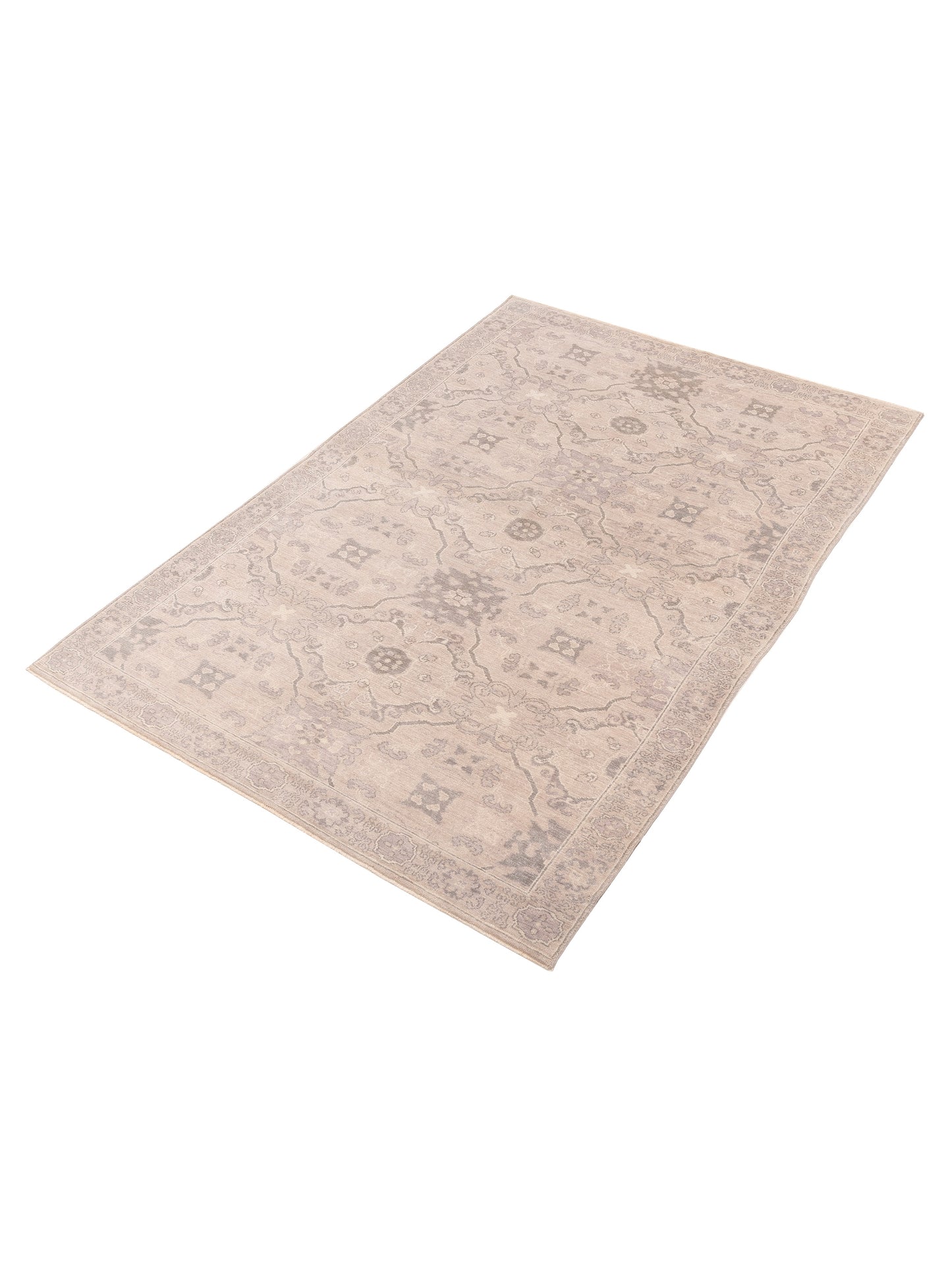 Andalusia 125242 Gray Green 6x9.1 Hand Knotted Rug