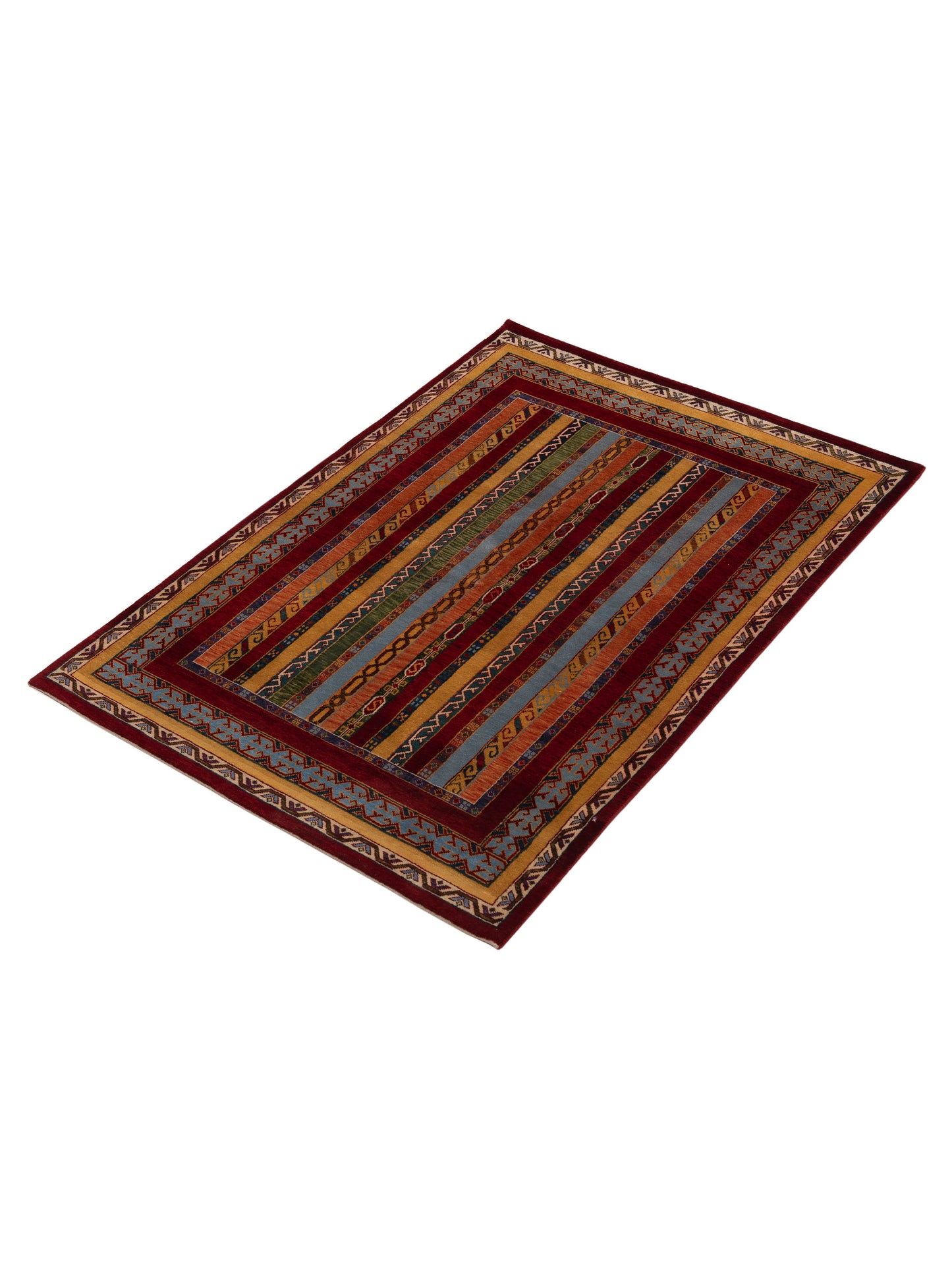 Shawl 110886 Multi 4.1x5.10 Hand Knotted Rug