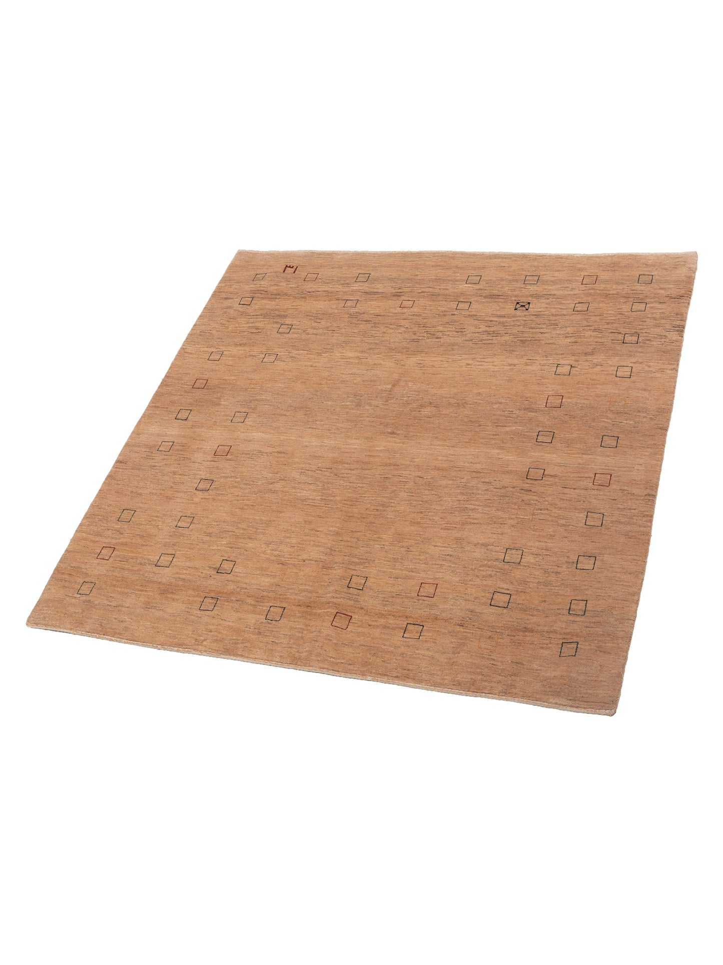 Modern Gabbeh 81378 Cream Cream 6.7x6.9 Hand Knotted Rugs