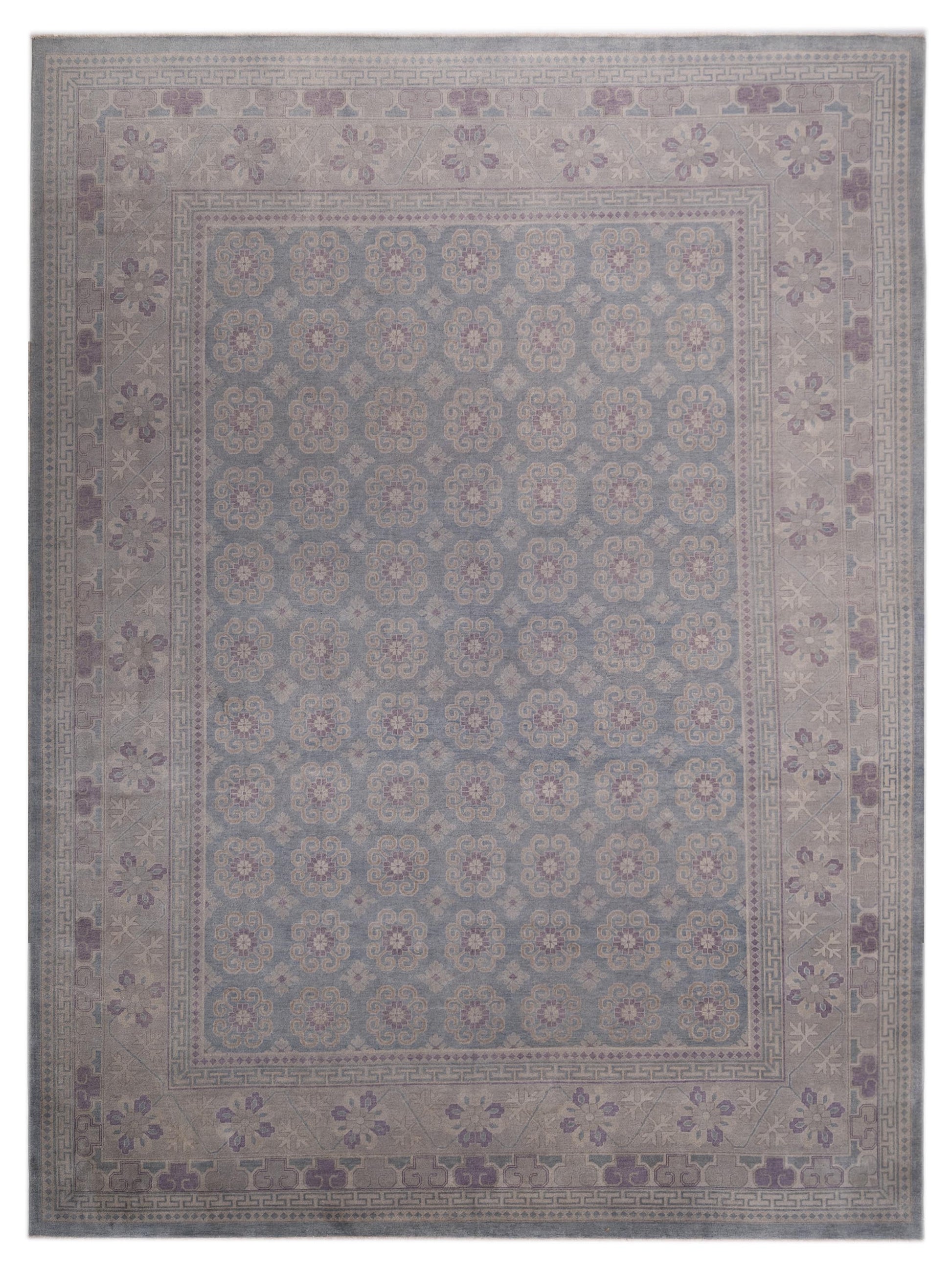 Rajpur Evren  Silver Blue Light Gray Transitional
