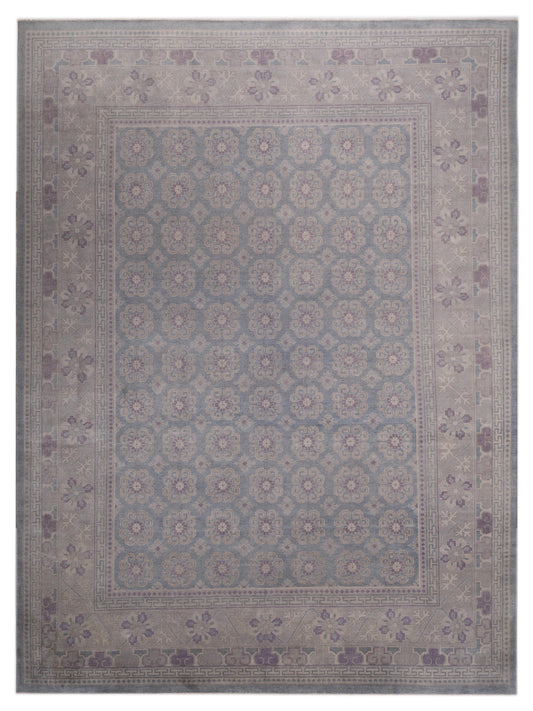 Rajpur Evren  Silver Blue Light Gray Transitional