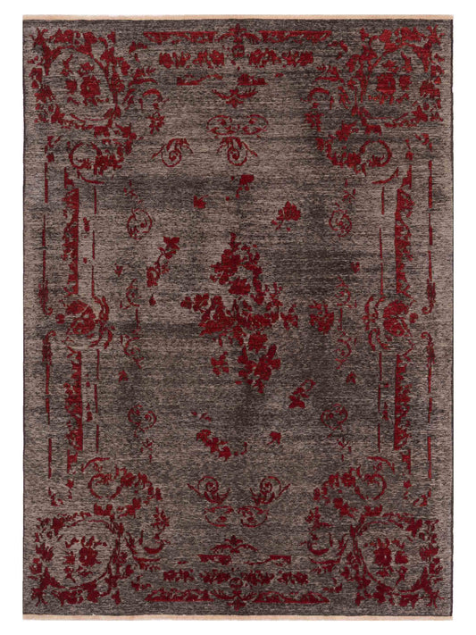 Pasha Defne  Charcoal Red Transitional