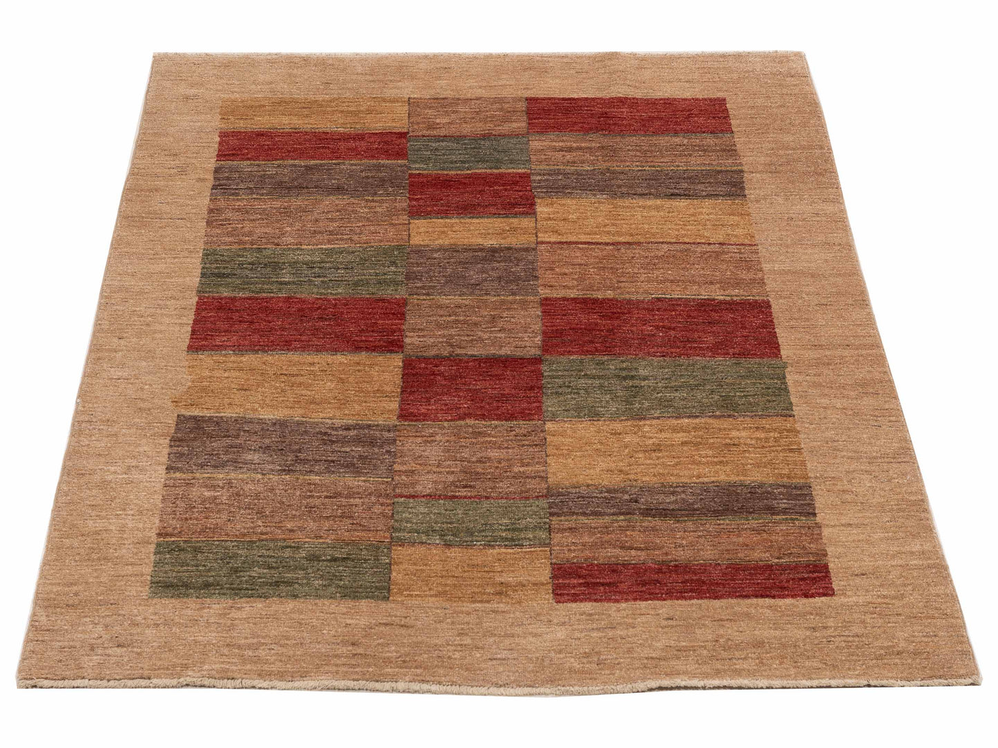 Gabbeh 93974 Multi 4.11x6.5 Hand Knotted Rug