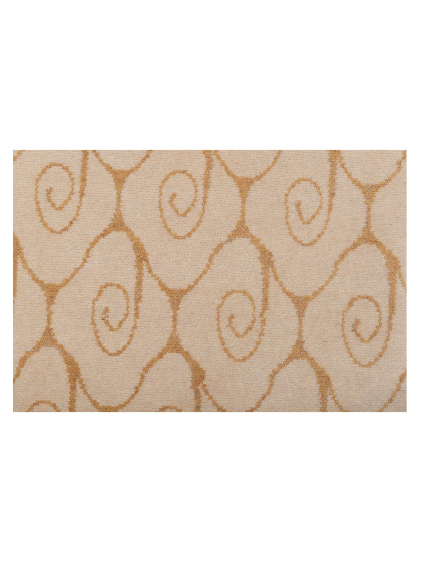 Bouquet 107515 Ivory Beige 8.1x9.10 Hand Knotted Rug