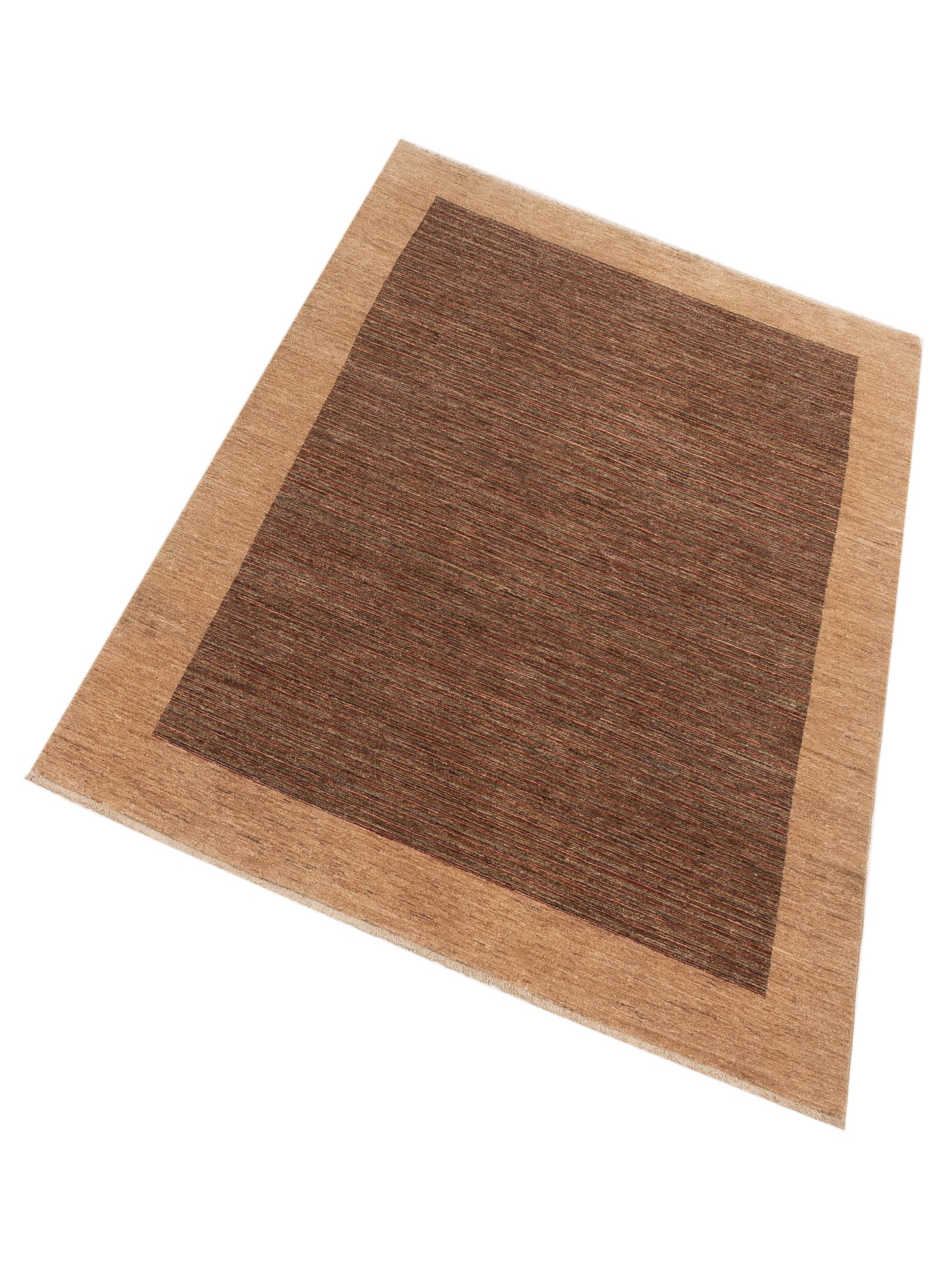 Bahar 92407 Brown Beige 5.10x8.4 Hand Knotted Rug