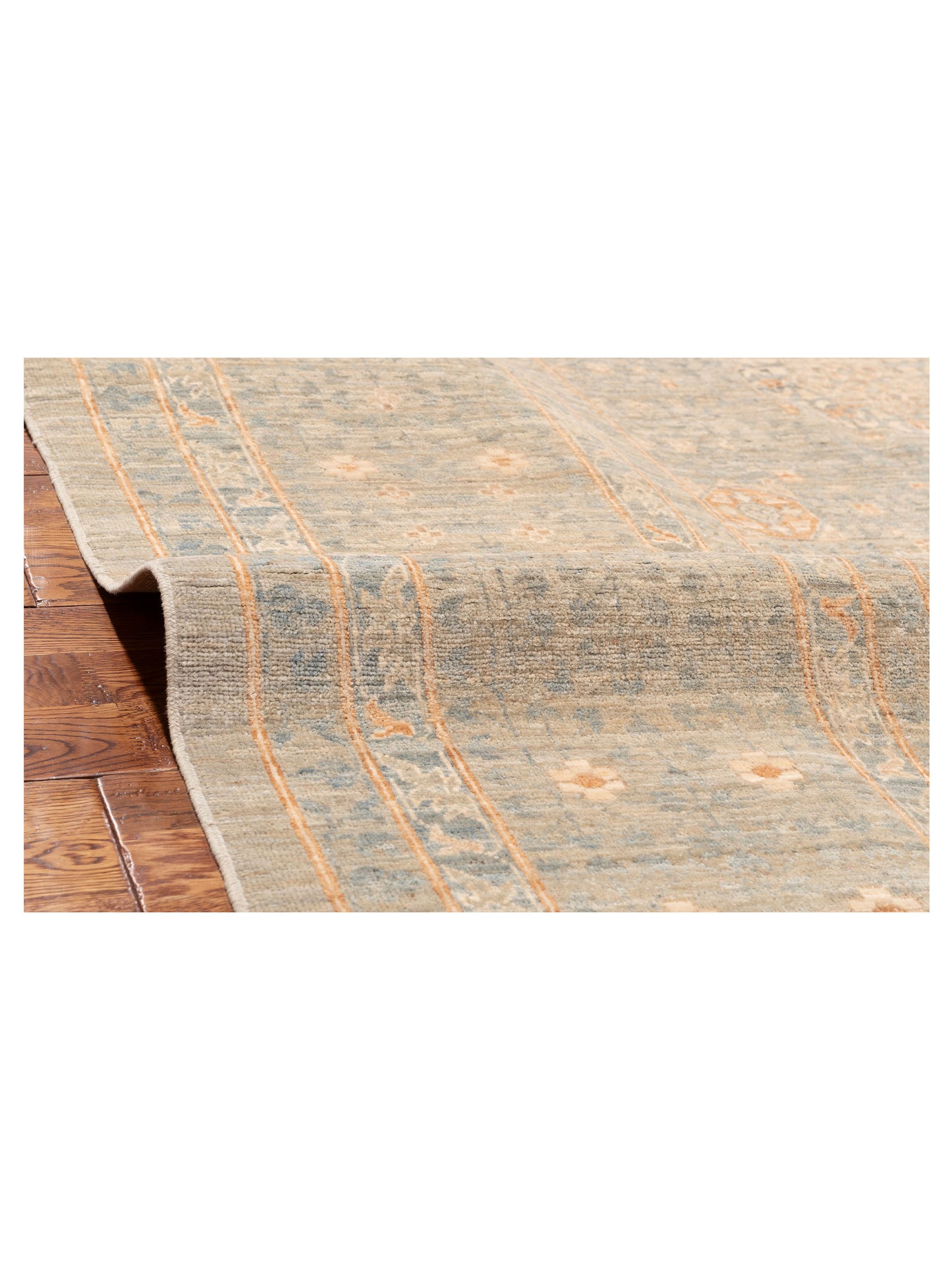 Mamluk 152779 Silver Gray 10.3x14.4 Hand Knotted Rug