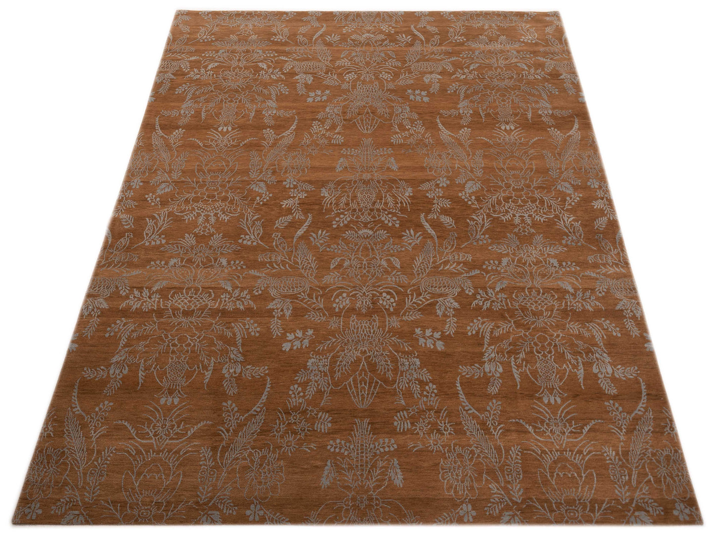 Tamarian 104155 Copper Copper 9x12 Hand Knotted Rug