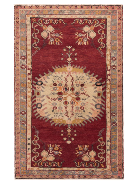 Pasha Old Anatolian  Red Gray Traditional