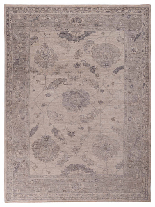 Anadol Angora Oushak  Ivory Gray Traditional