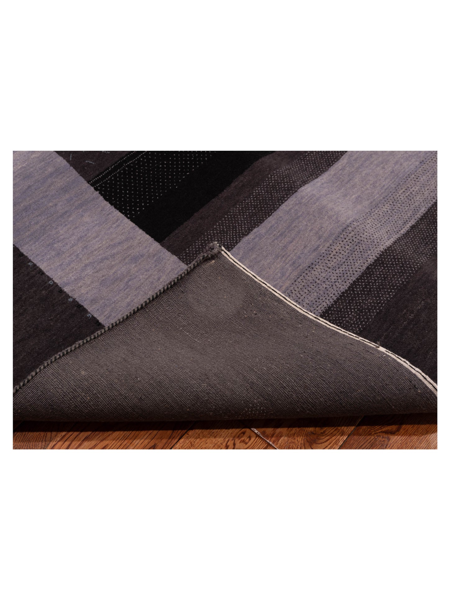Loribaft 108475 Gray Gray 8.10x12.2 Hand Knotted Rug