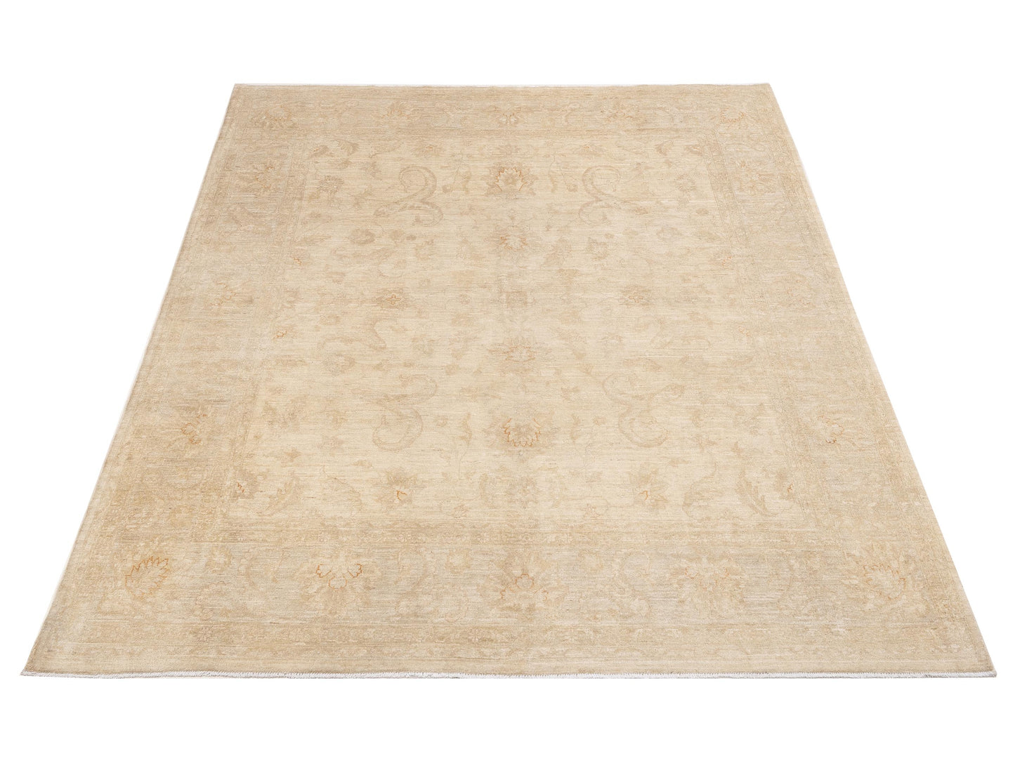 Sultan 153657 Ivory Silver 8x9.11 Hand Knotted Rug