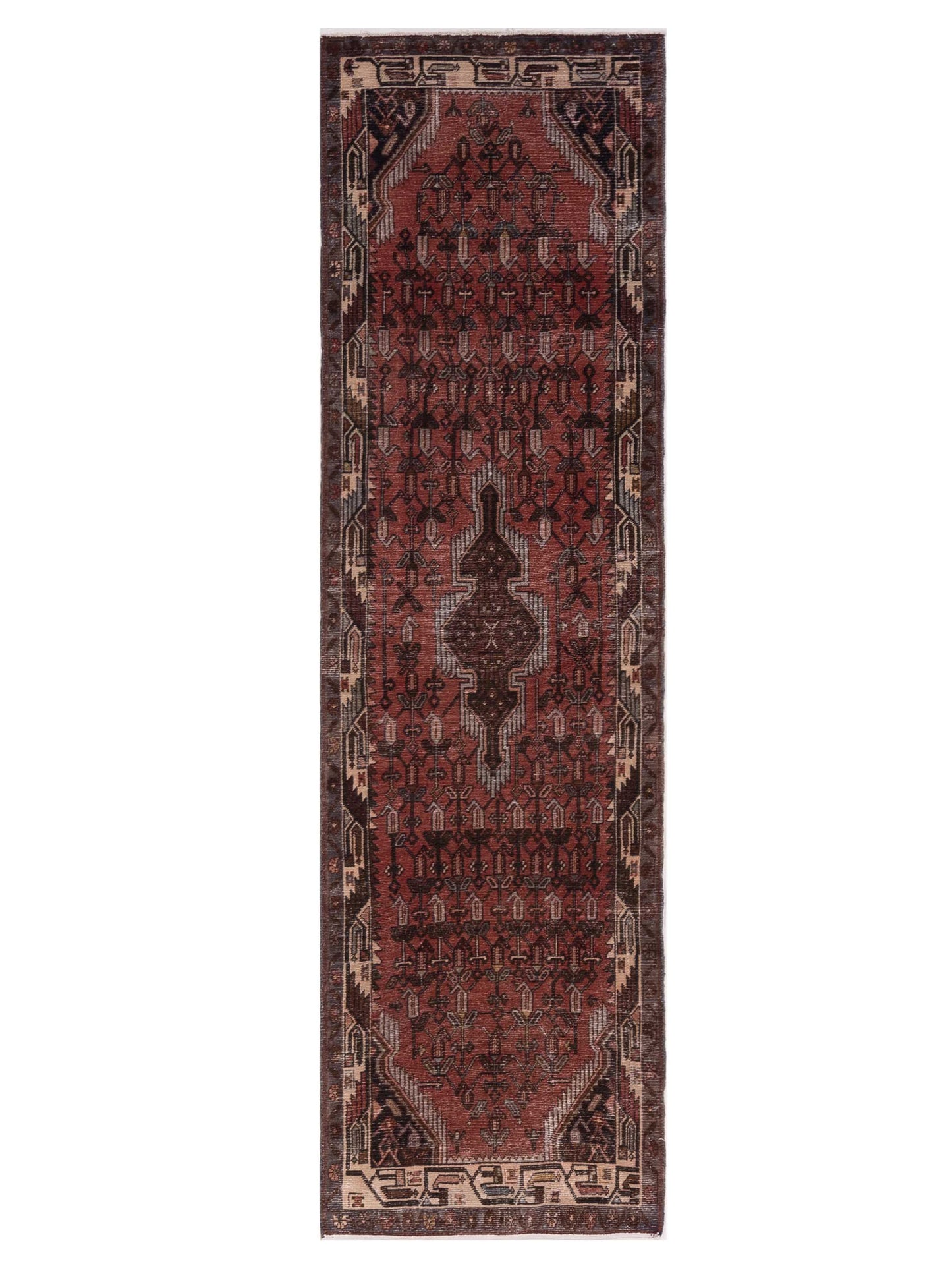 Pasha Persian  Rust Ivory Traditional