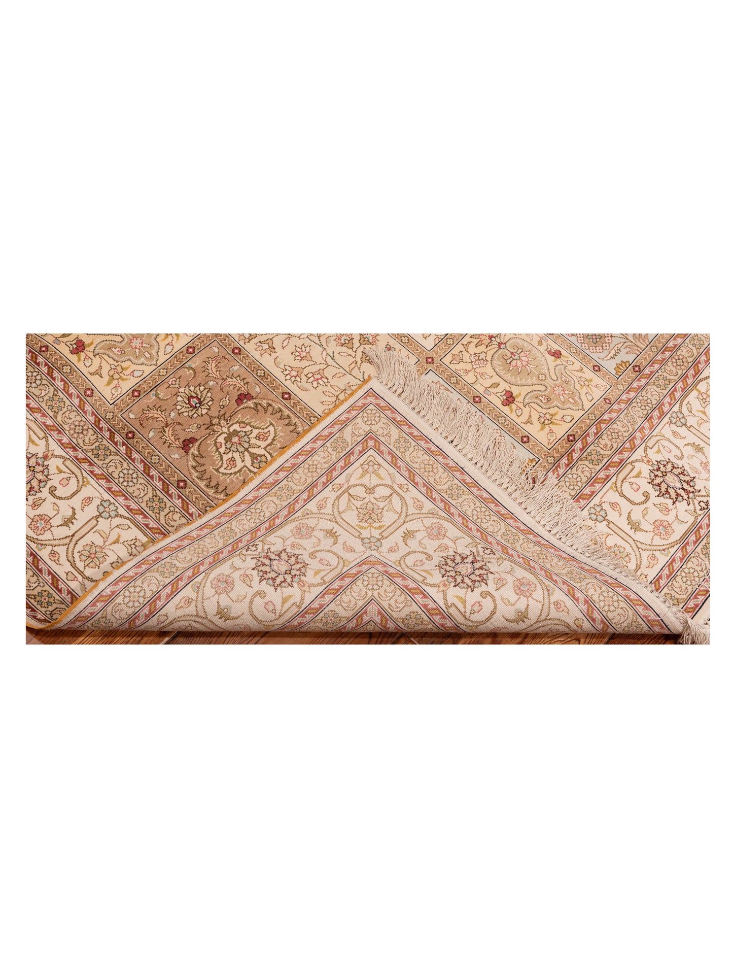 Pure Silk 114462 Multi 4.10x8 Hand Knotted Rug