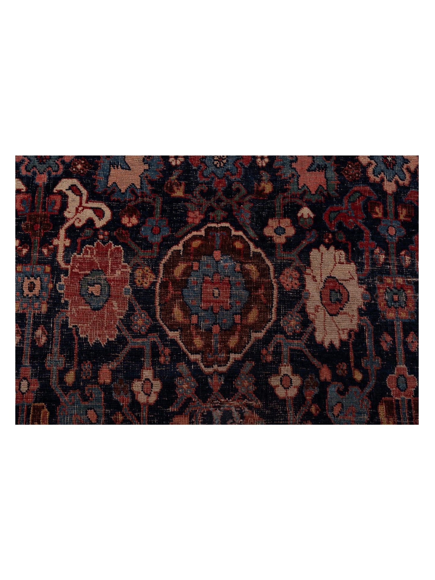Persian Antique 77414 Navy Pink 10.8x17.10 Hand Knotted Rugs