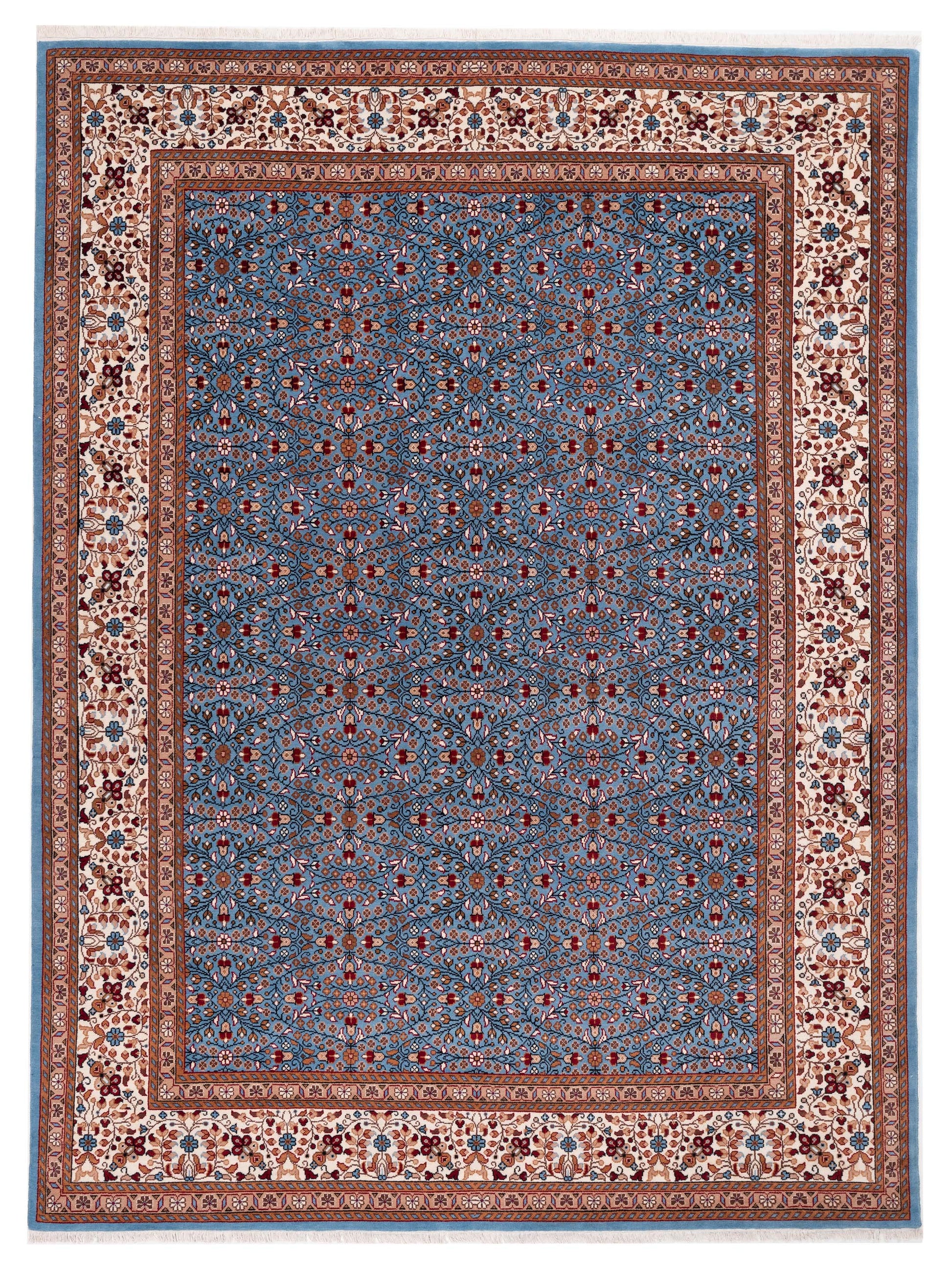 Pasha Kayseri  Light Blue Ivory Traditional