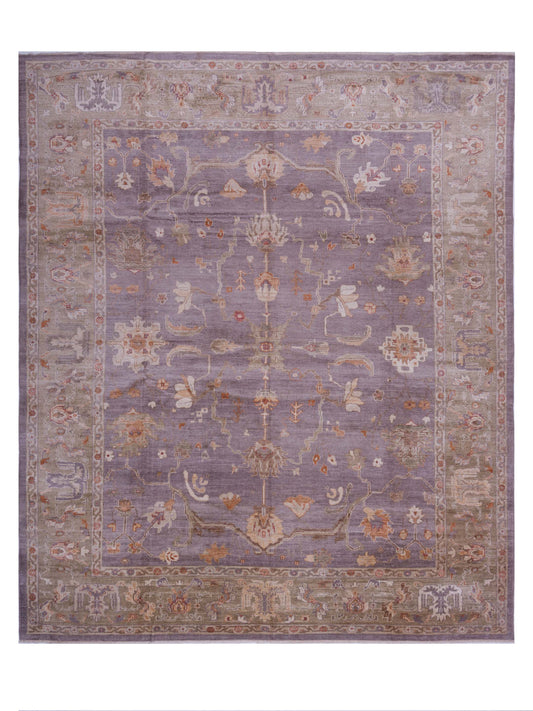 Anadol Angora Oushak  Brown Green Traditional