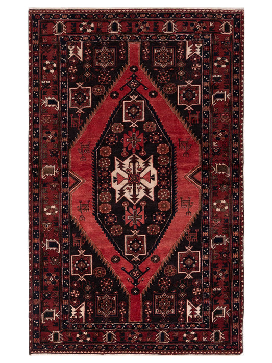 Pasha Antique Heirloom  Red Brown Transitional