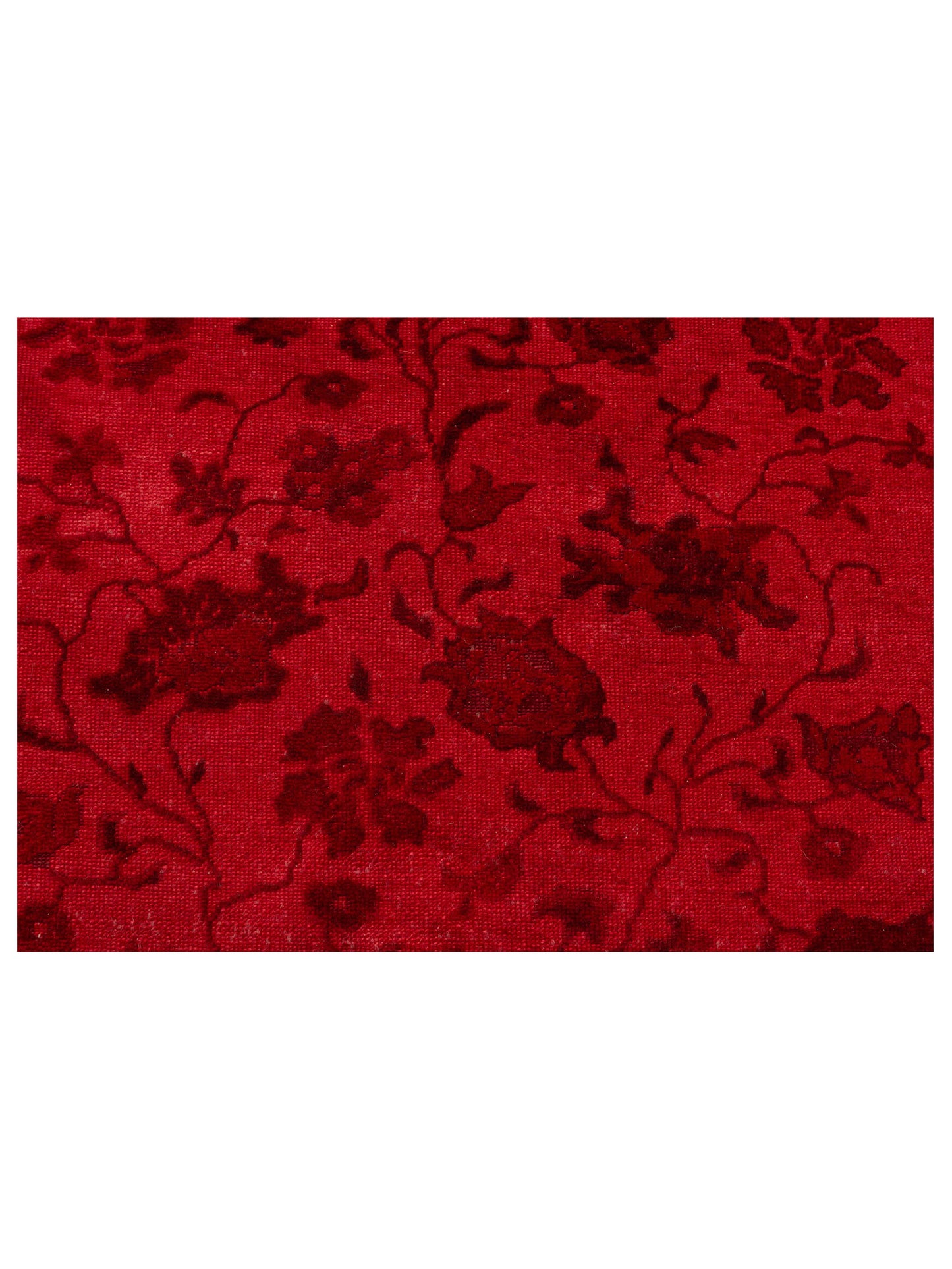 Vintage 108989 Red 6.9x8.3 Hand Knotted Rug
