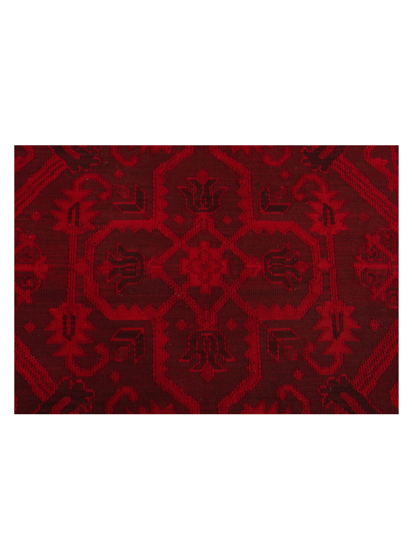 Vintage 70083 Red 5.7x7.10 Hand Knotted Rug