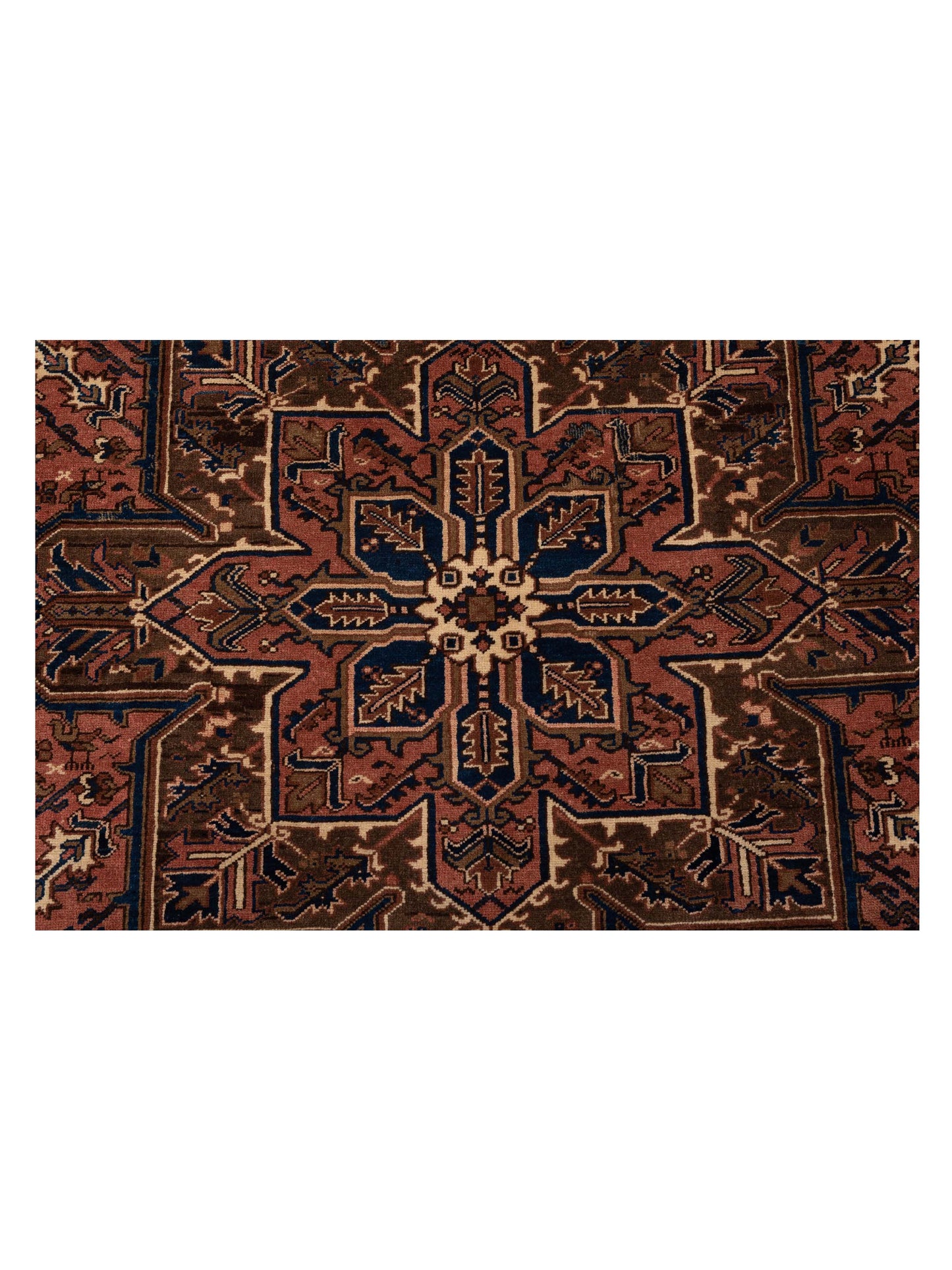 Persian 80619 Brick Brown 10.2x12.6 Hand Knotted Rug