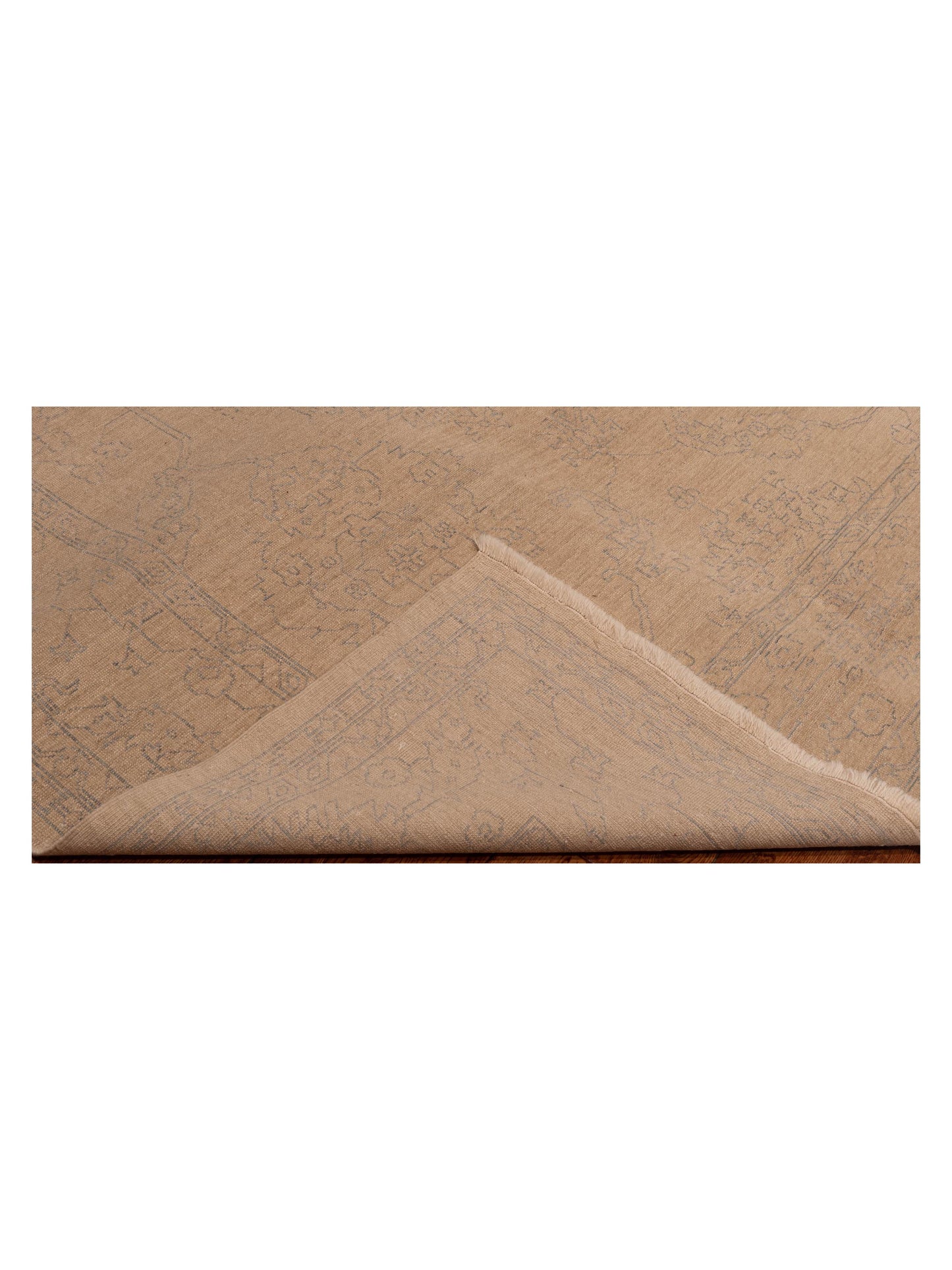 Defne Ruby Ivory Ice Blue 6.7x10 Hand Knotted Rug