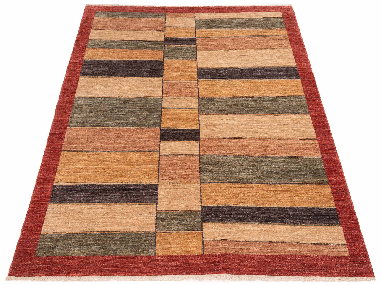 Bahar 92404 Multi 6.7x9 Hand Knotted Rug