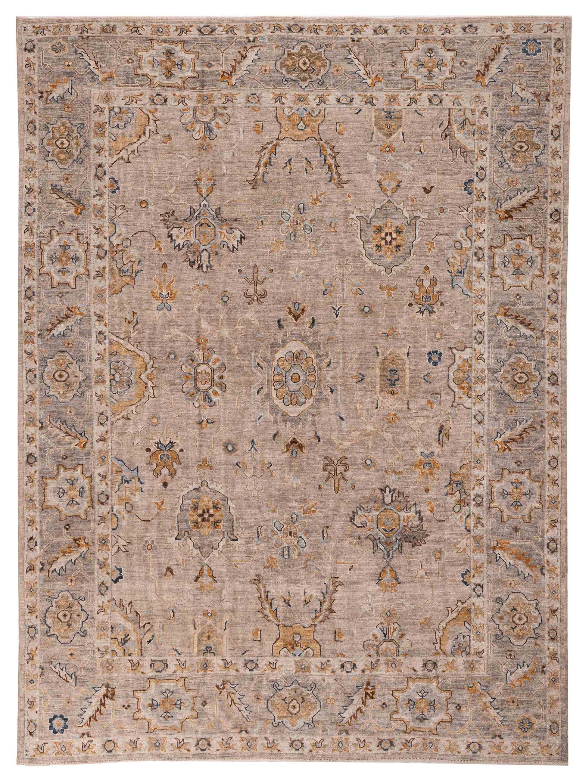 Anadol Angora Oushak  Silver Gray Traditional