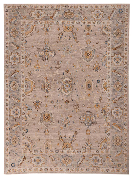 Anadol Angora Oushak  Silver Gray Traditional