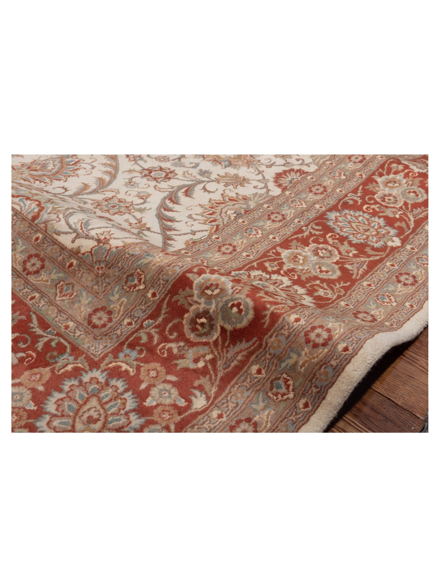 Magnolia 108822 Ivory Brick 8.1x9.11 Hand Knotted Rug