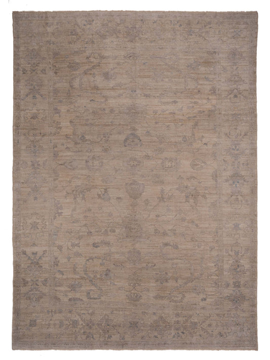 Anadol Angora Oushak  Ivory Gray Traditional