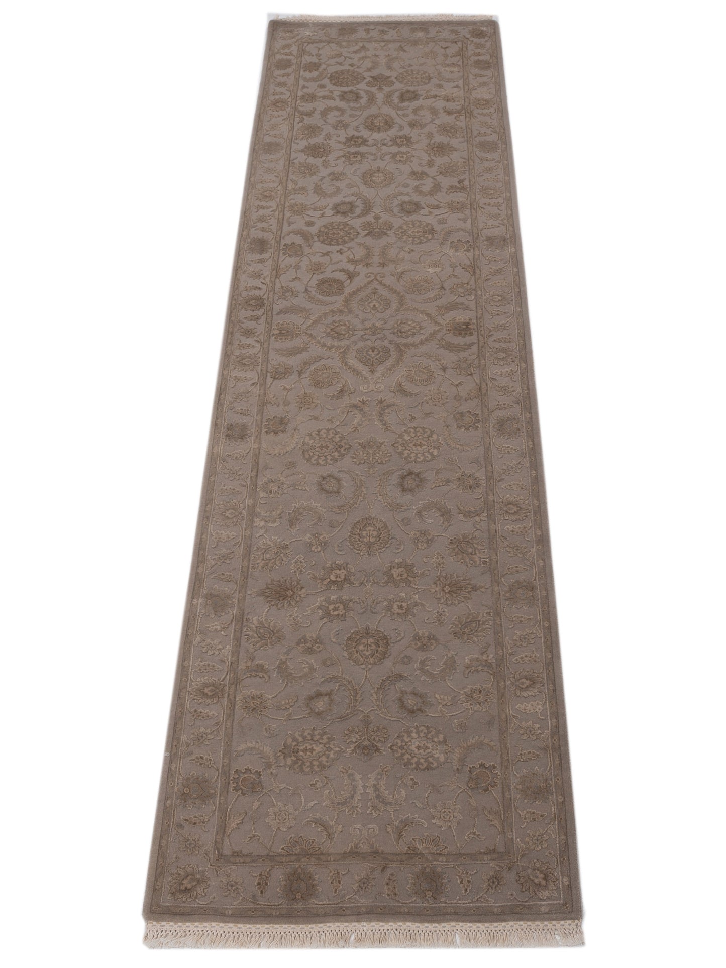 Imperial Silk 135477 Silver Silver 2.8x10 Hand Knotted Rug