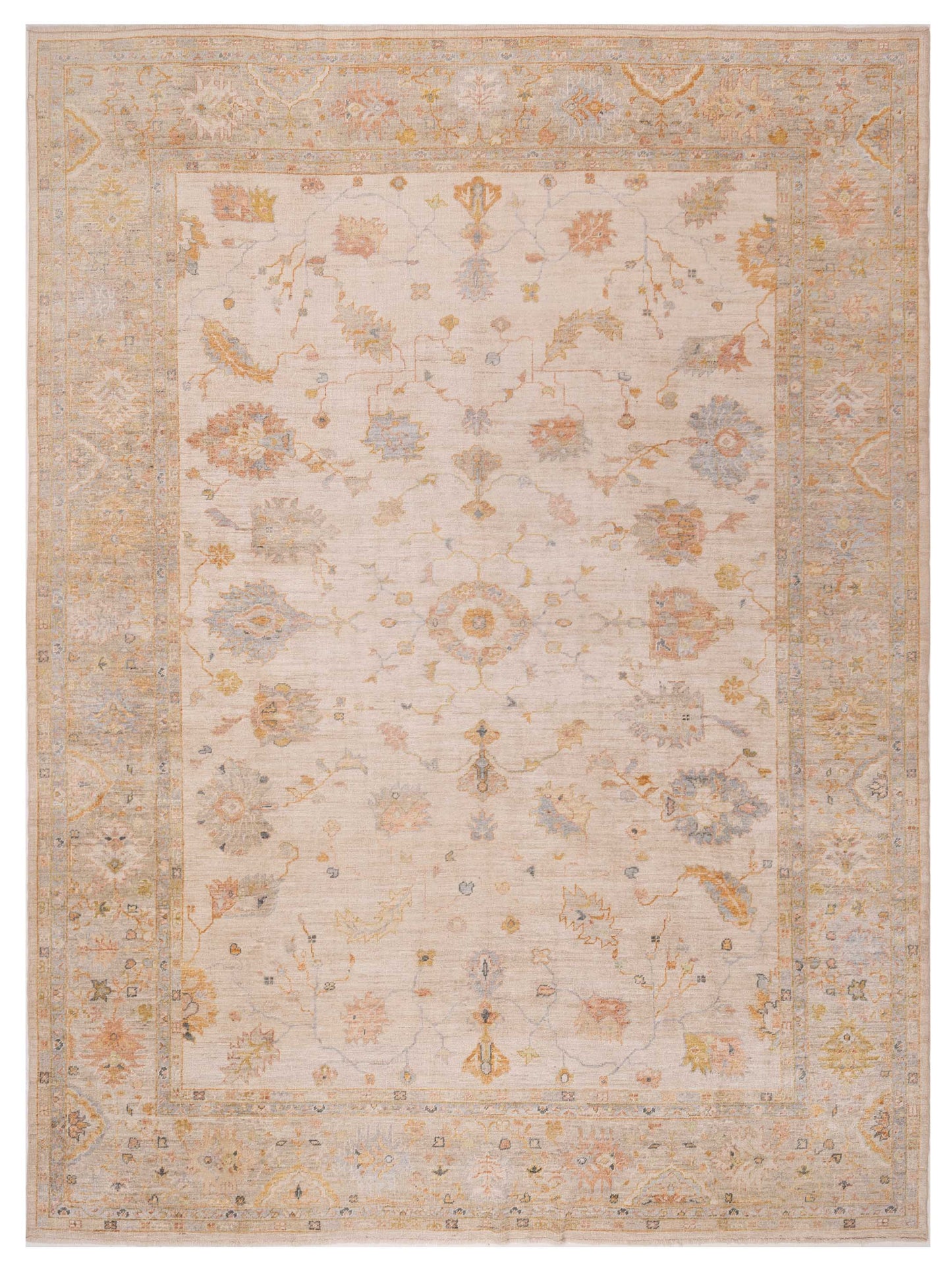Anadol Angora Oushak  Beige Beige Traditional