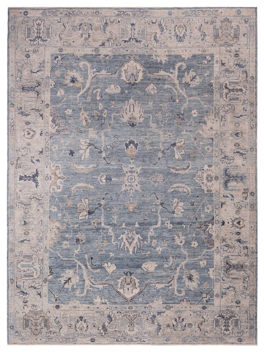 Anadol Angora Oushak  Blue Gray Traditional