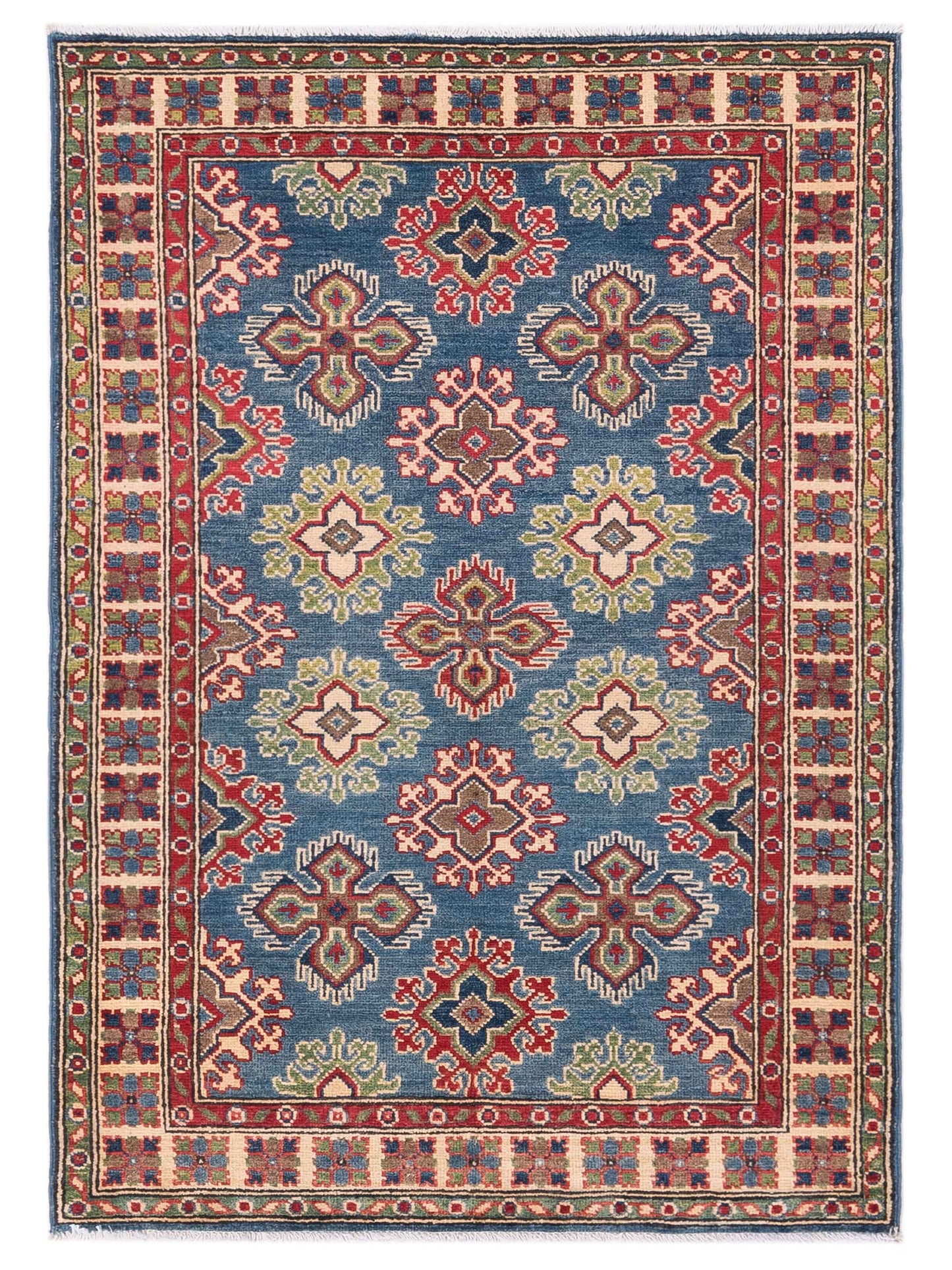 Nomad Kazak  Blue Ivory Traditional