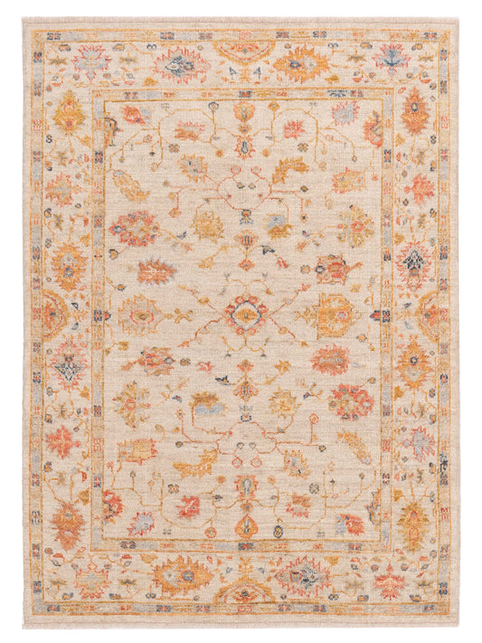 Anadol Angora Oushak  Ivory Ivory Traditional