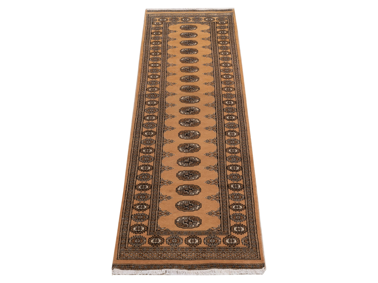 Bokhara 153436 Beige Beige 2.7x9.10 Hand Knotted Rug