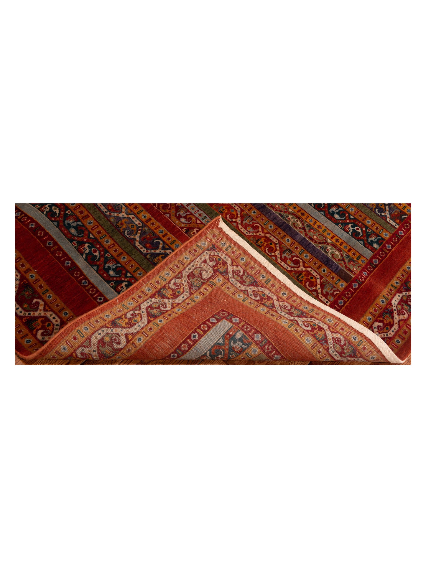 Shawl 112856 Multi 5.8x7.10 Hand Knotted Rug