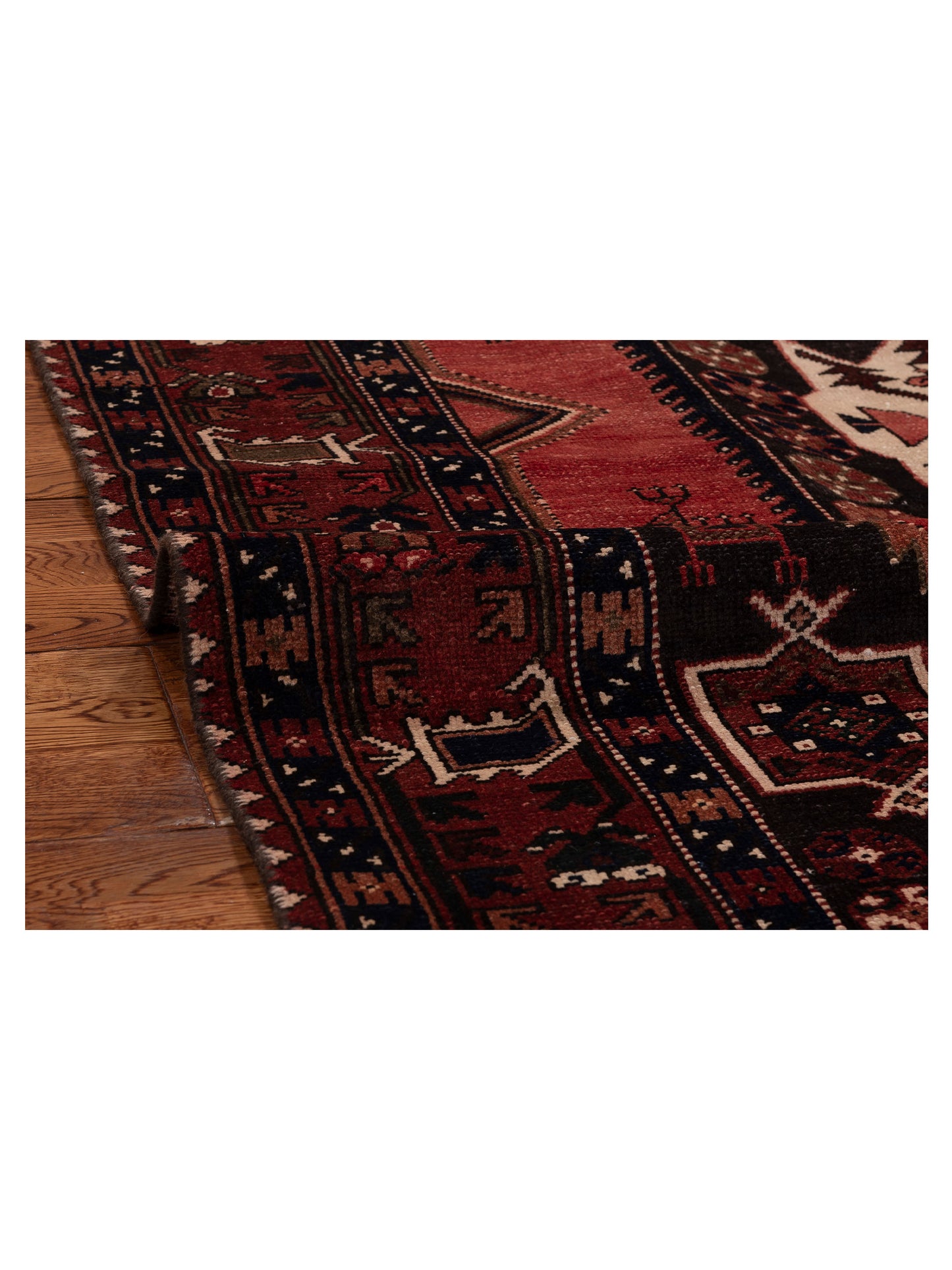 Persian 154351 Red Brown 4.6x7.8 Hand Knotted Rug
