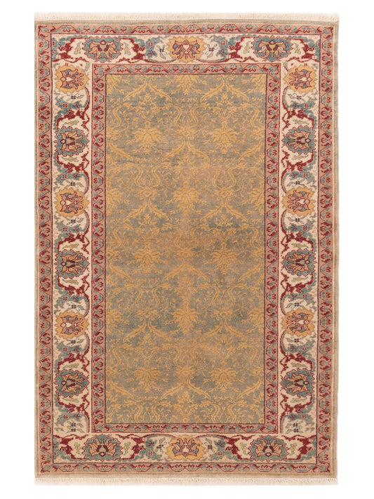 Pasha Antique Loom  Gray Ivory Traditional