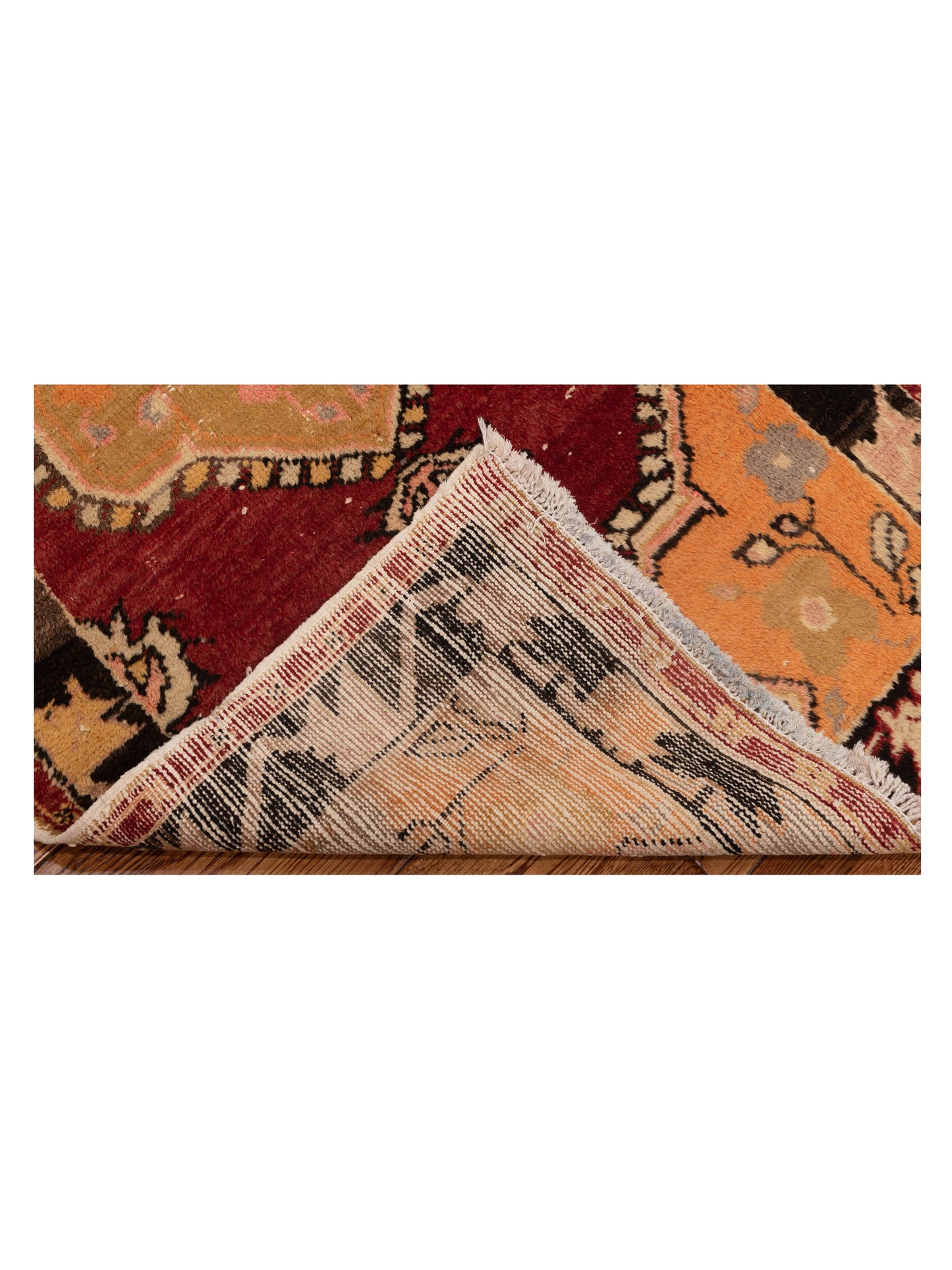 Old Anatolian 148499 Red Brown 2.10x5.10 Hand Knotted Rug