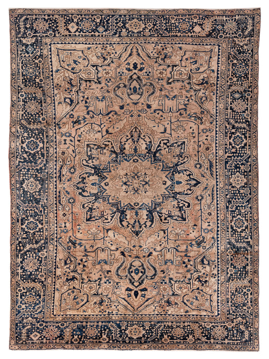Pasha Persian  Brown Navy Traditional