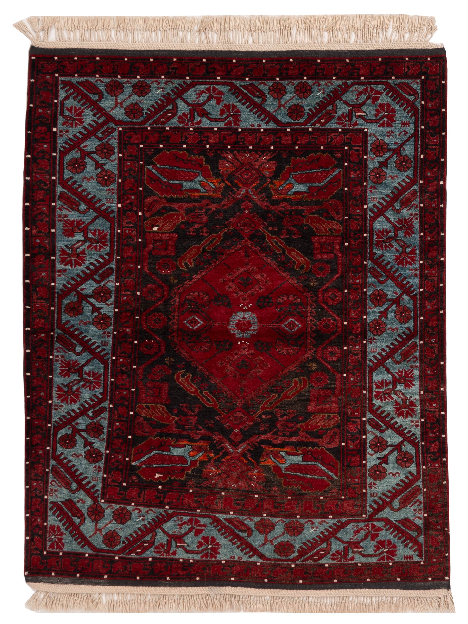Pasha Turkish Shirwan  Black Blue Transitional