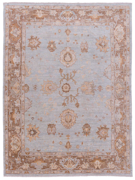 Anadol Angora Oushak  Blue Brown Traditional